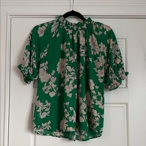 Sienna Sky Green Floral Blouse